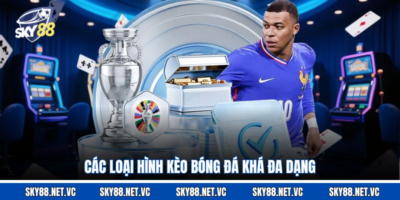 Các loại hình kèo bóng đá khá đa dạng