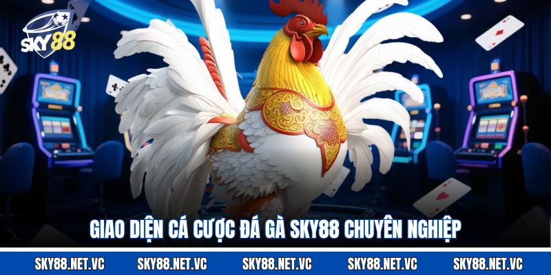 Giao diện cá cược đá gà Sky88 chuyên nghiệp.