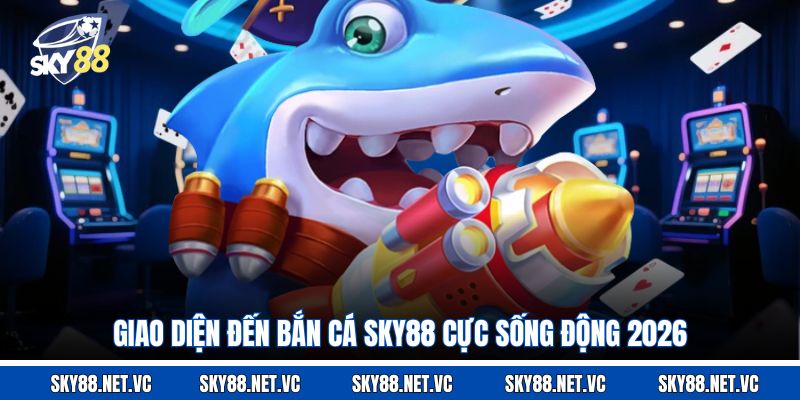 Giao diện đến bắn cá Sky88 cực sống động 2026
