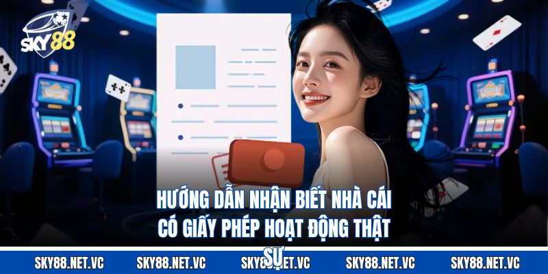 Hướng dẫn nhận biết nhà cái có giấy phép hoạt động thật sự