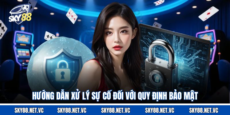 Hướng dẫn xử lý sự cố đối với quy định bảo mật