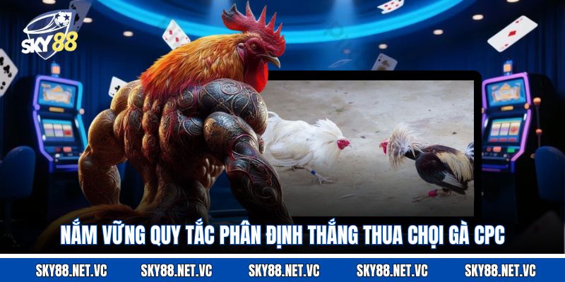 Nắm vững quy tắc phân định thắng thua chọi gà CPC