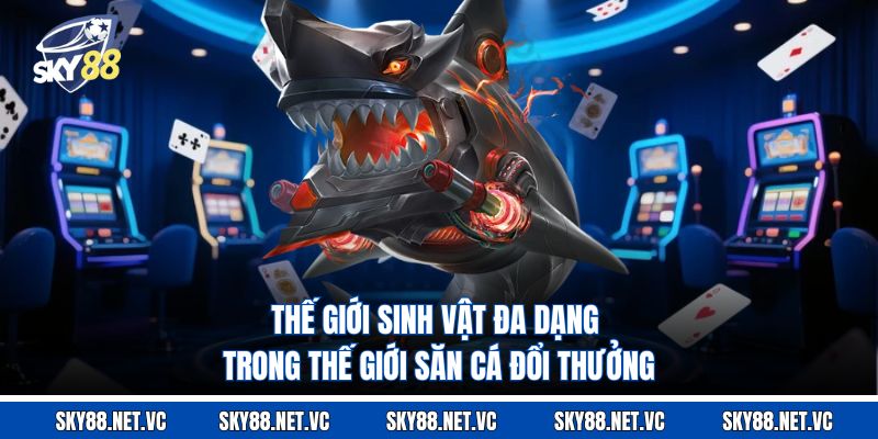 Thế giới sinh vật đa dạng trong thế giới săn cá đổi thưởng